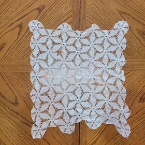 Handmade Crochet Doiley - Vintage Linen